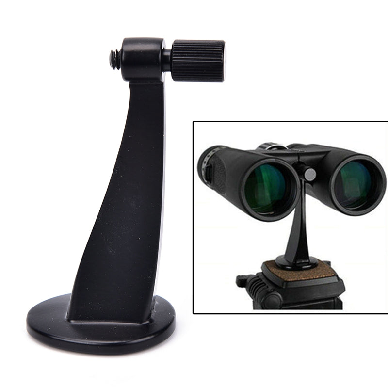 Metal Binoculars Telescope Tripod Connector Mount Holder Bracket Adapter 1/4inch Screw Thread For Shooting Hunting Bird Watching
