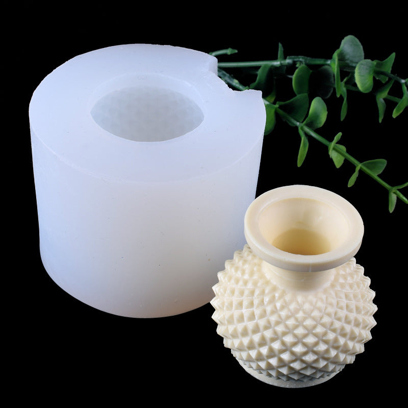 3D Three-dimensional Vase Modeling Crystal Epoxy Mold Aromatherapy Plaster Mold Cake Decoration Mold