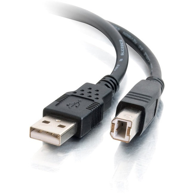 C2G 3m USB A to B Cable - Printer Cable - USB Cable - USB 2.0 - 10ft - Black