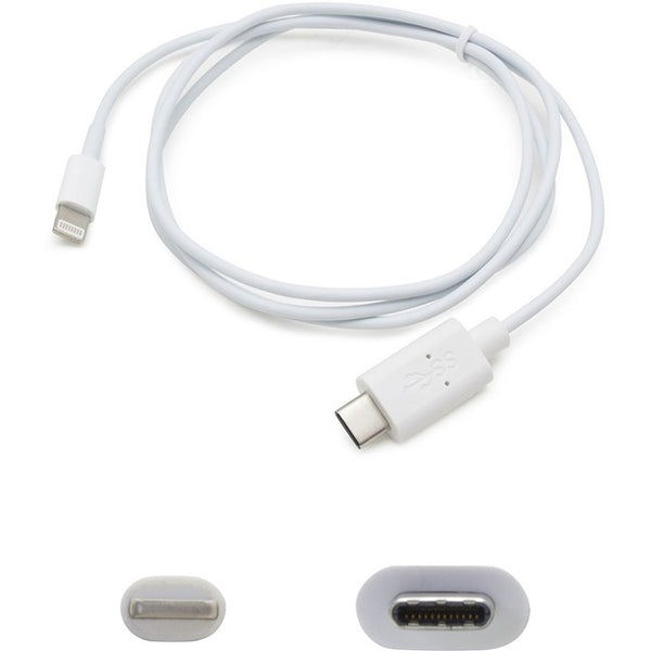 AddOn 1m USB 3.1 (C) Male to Lightning Male White Adapter Cable Default Title