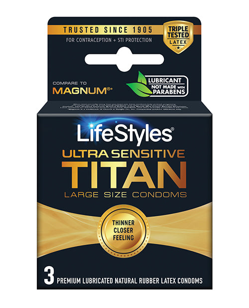 Lifestyles Ultra Sensitive Titan 3pk Default Title