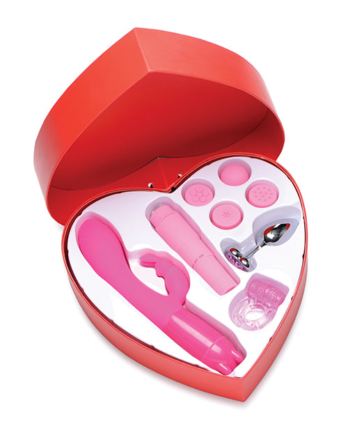 Frisky Passion Deluxe Kit mit Herz-Geschenkbox – Pink