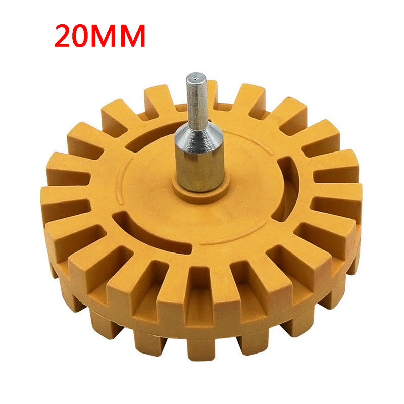 Car Pneumatic Rubber Eraser Wheel Pad Rubber Disk Decal Eraser Wheel Car Sticker Remover Paint Cleaner Car Polish Auxiliary Tool Thin