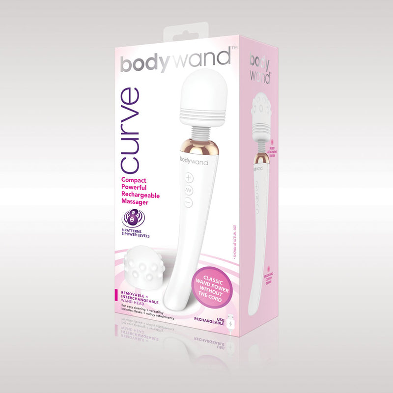 Bodywand Curve Rechargeable - White Bodywand