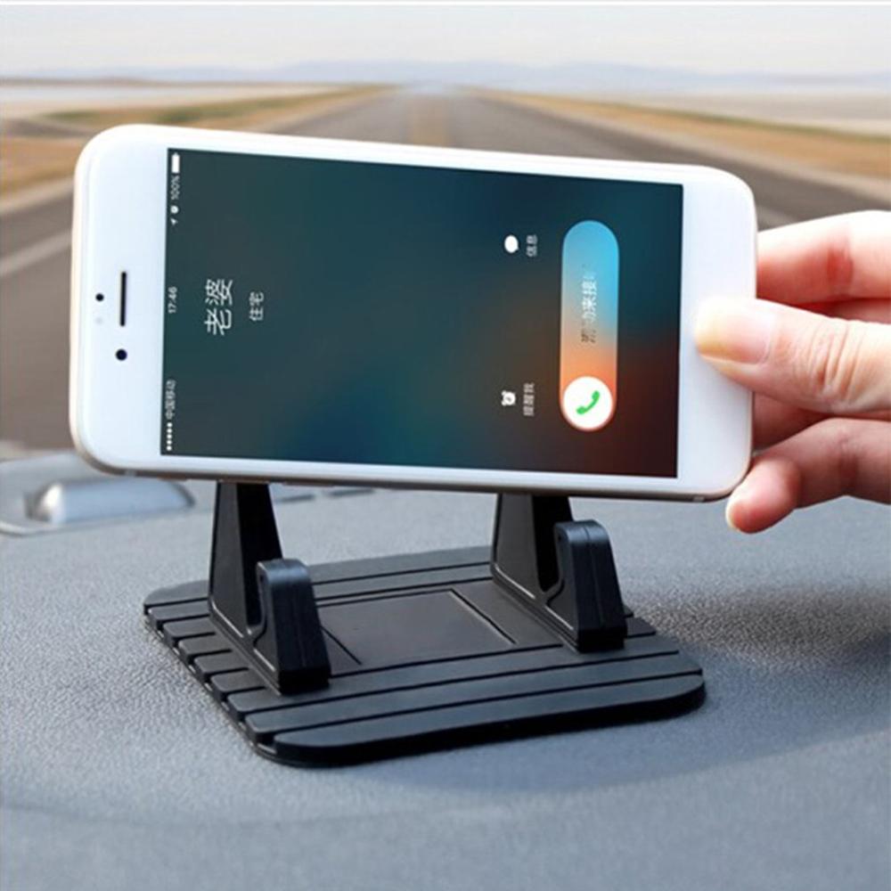 Silicone Car Phone Holder Dashboard Non-slip Mat Mobile Phone Desktop Stand For Samsung Mobile Phone Stand Bracket