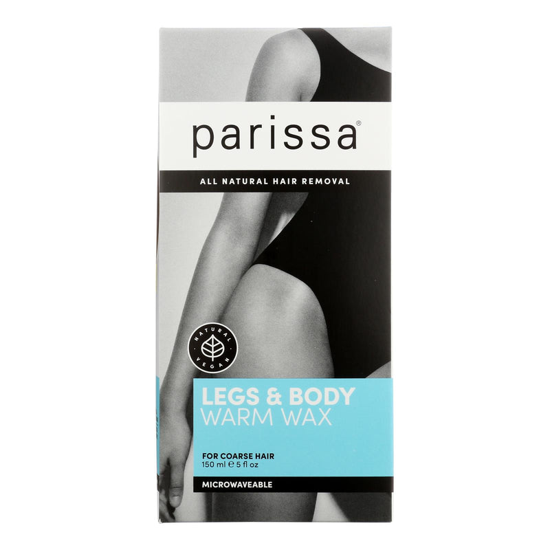 Parissa – Warmwachs Microwv Bein/Körper – 1 Stück 1–5 Fz
