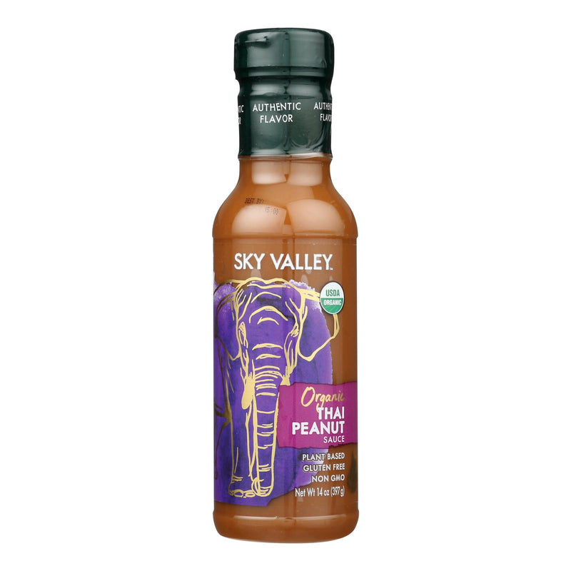 Sky Valley – Sauce Thai Erdnuss – Karton mit 6–14 Unzen