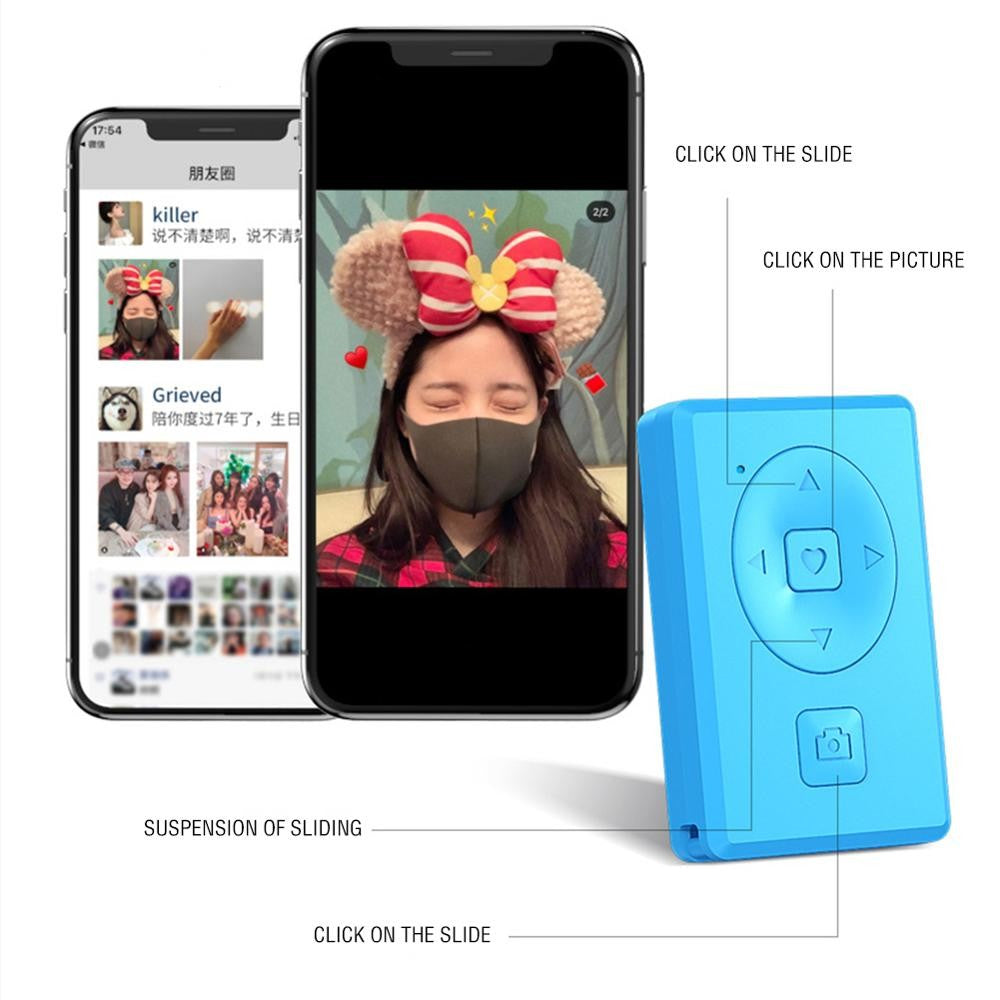 Mini Shutter Release Button for Selfie Camera Controller Adapter Photo Control Wireless Bluetooth Remote Button For Android IOS