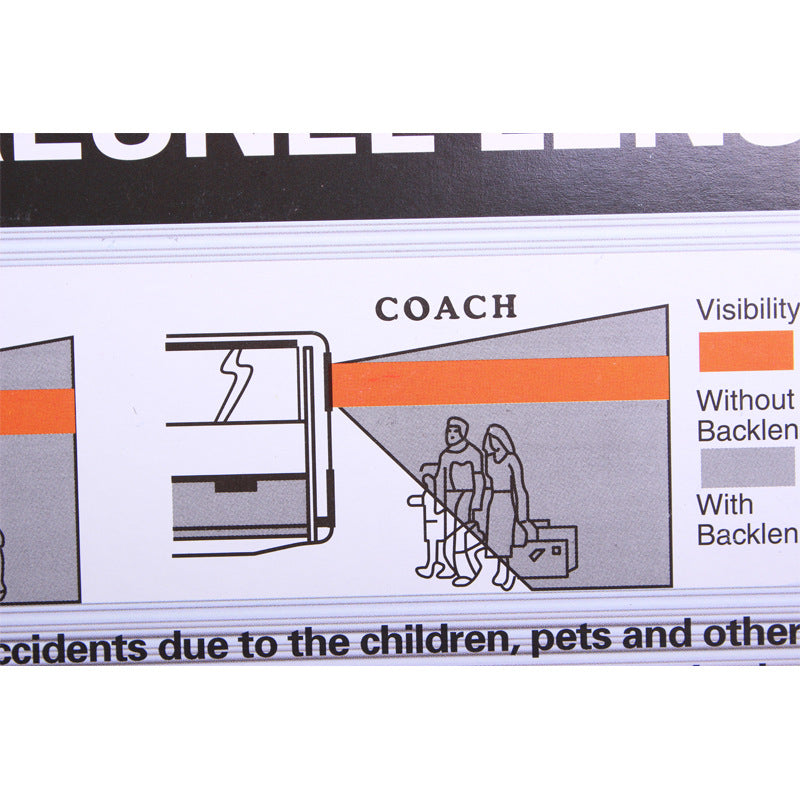 Car Interior Backing Treasure Assistant Car Rear View Double Compartment Backing Treasure