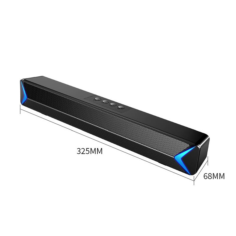 TV Sound Bar Wireless Bluetooth-compatible Surround SoundBar For PC Theater TV Speaker Home Theater FM Radio Surround Soundbar