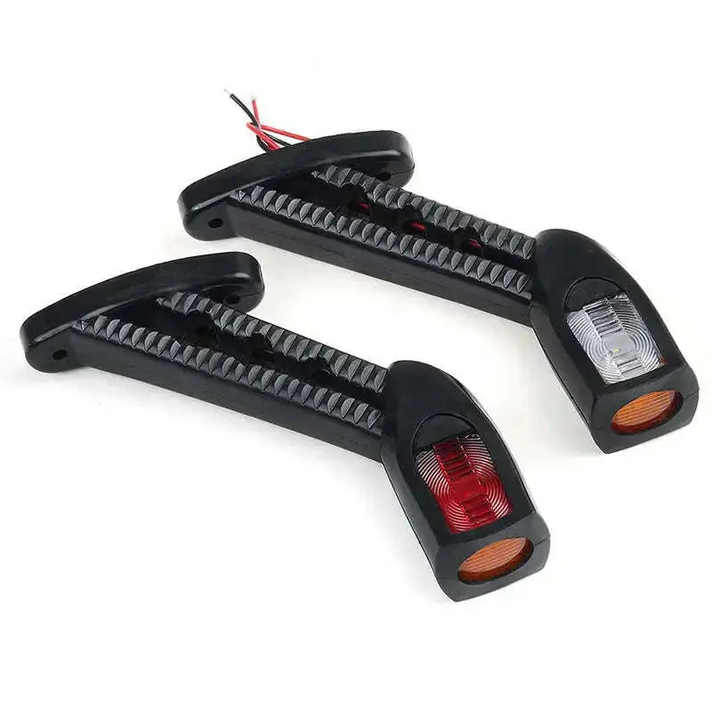 3-Color-LED-Side-Outline-Stalk-Marker-Lights-Lamp-For-Trailer-Truck-Carvan-Lamp-Rear-Front-Side-Tail-Lights-24V-Universal-GreatEagleInc-334047311