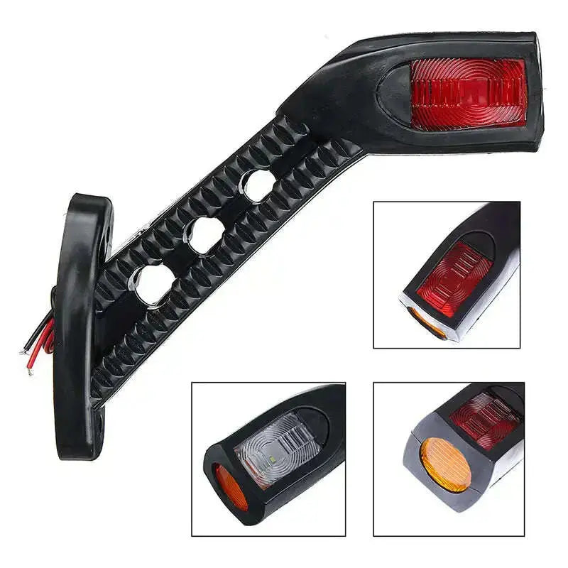 3-Color-LED-Side-Outline-Stalk-Marker-Lights-Lamp-For-Trailer-Truck-Carvan-Lamp-Rear-Front-Side-Tail-Lights-24V-Universal-GreatEagleInc-334047655