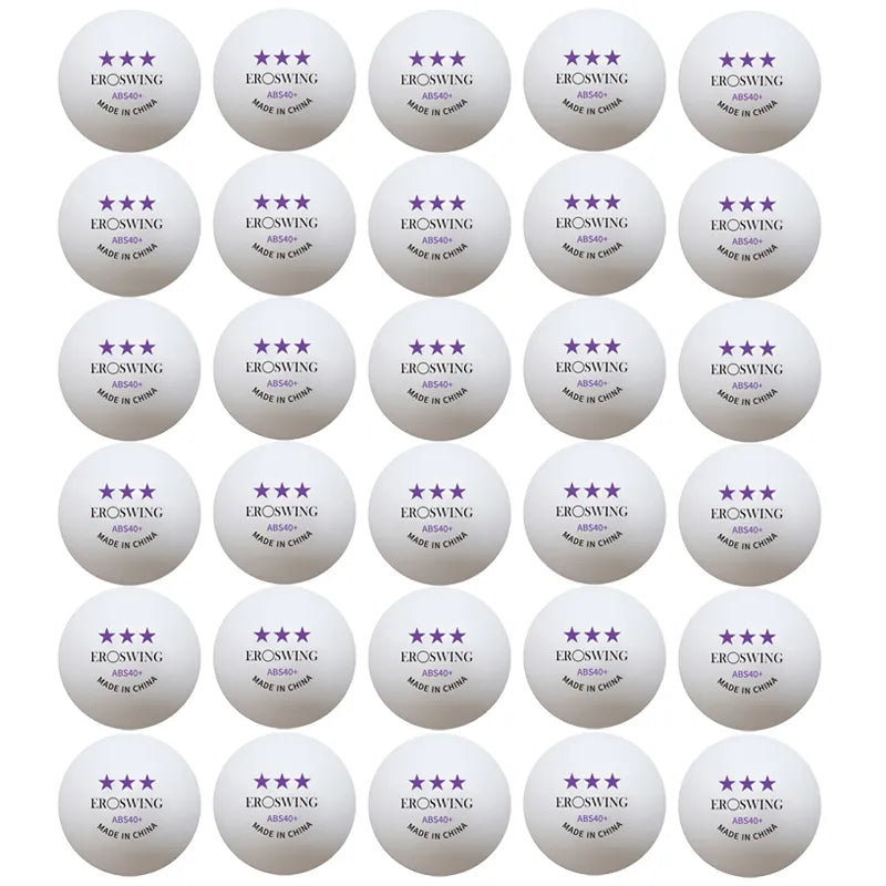 30pcs/Pack Table Tennis 3 Stars 2.8g High Quality Durable Ping Pong Balls 40+ White Yellow For Ping Pong Training Competition