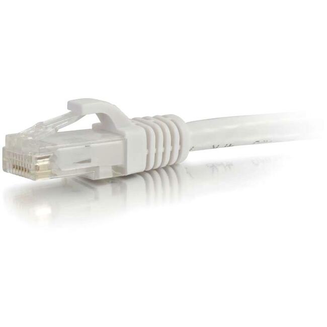 C2G-25ft Cat5e Snagless Unshielded (UTP) Network Patch Cable - White
