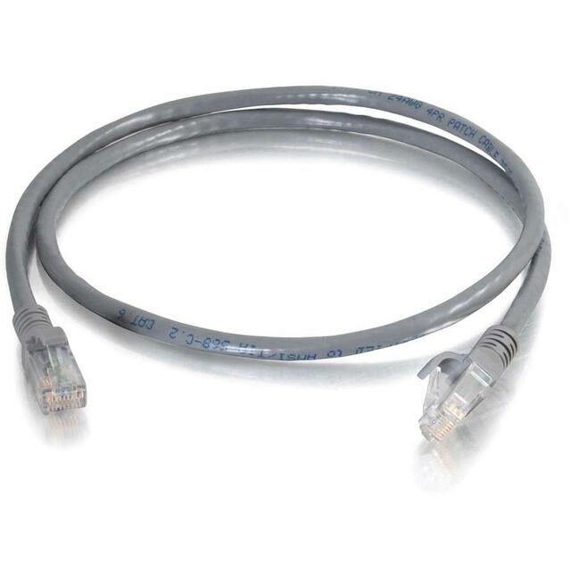 C2G 25 ft Cat6 Snagless Unshielded (UTP) Network Patch Cable (TAA) - Gray Default Title
