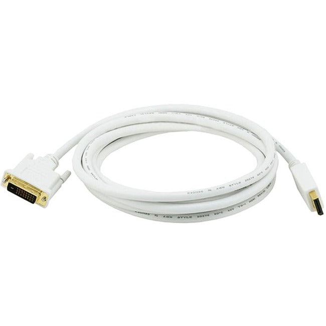 Monoprice 10ft 28AWG DisplayPort to DVI Cable - White Default Title