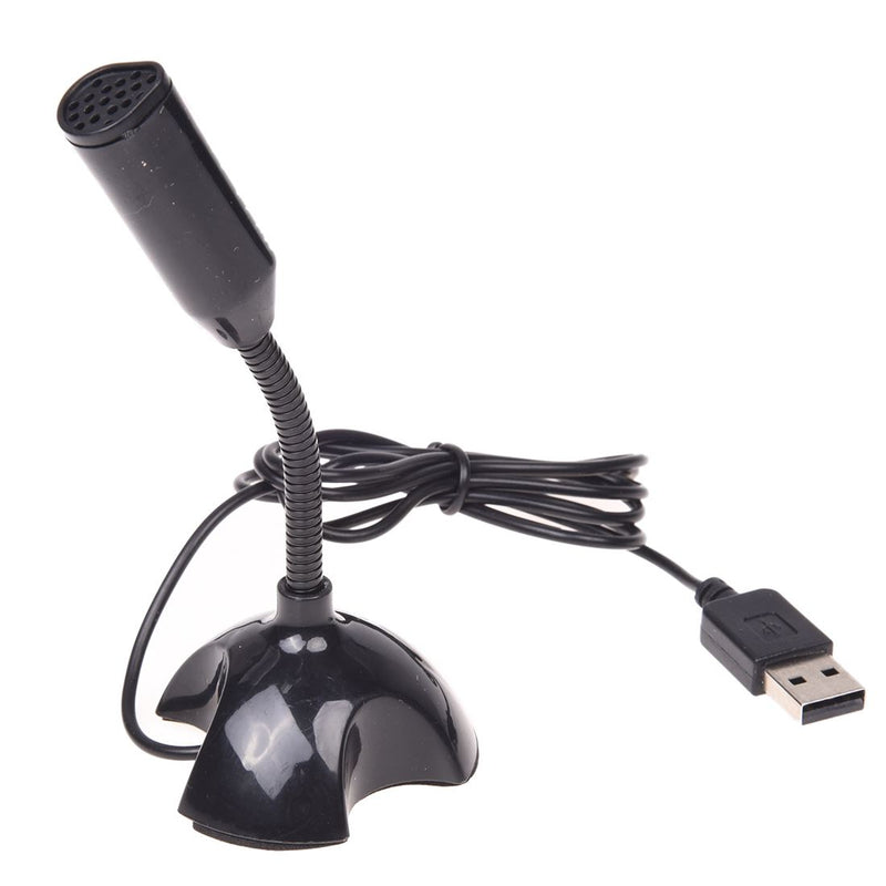 USB-Mikrofon Web Flexibles Mikrofon mit Geräuschunterdrückung für Mac PC Computer Laptop-Ständer