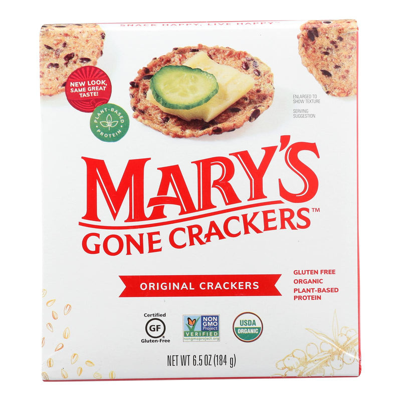 Mary's Gone Original Crackers – Karton mit 6 – 6,5 Unzen