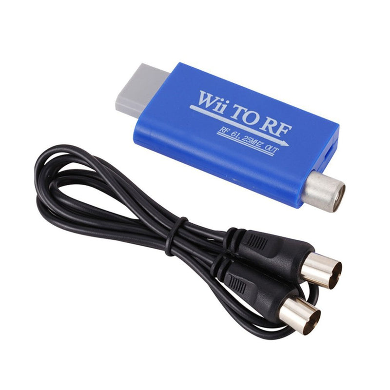 Hot For WII to RF Signal Converter For Game Console Old TV Display Video Adapter