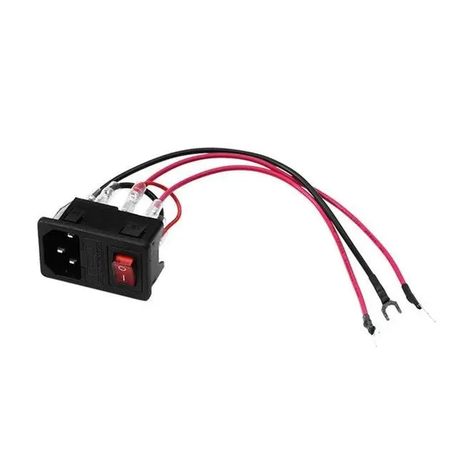 3DSWAY 3D Printer Accessories Power Switch Socket Module 220V/110V 10A with Fuse GreatEagleInc