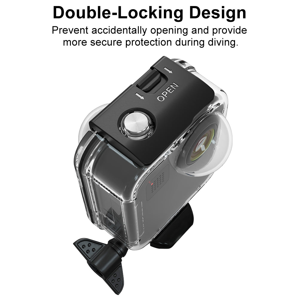 Touch Waterproof case waterproof shell panoramic action camera diving protective box gopro max accessories
