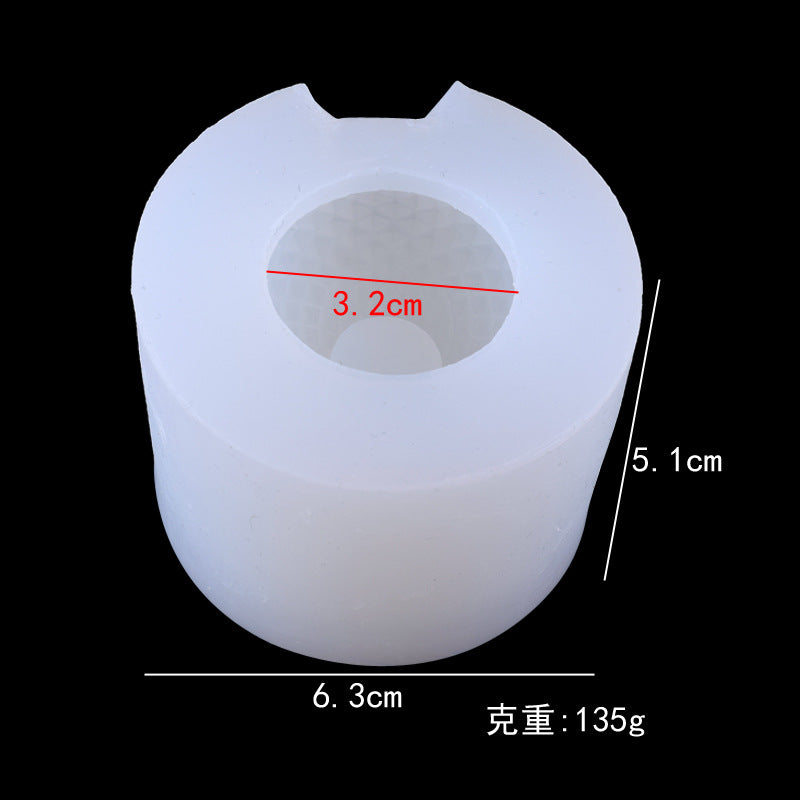 3D Three-dimensional Vase Modeling Crystal Epoxy Mold Aromatherapy Plaster Mold Cake Decoration Mold