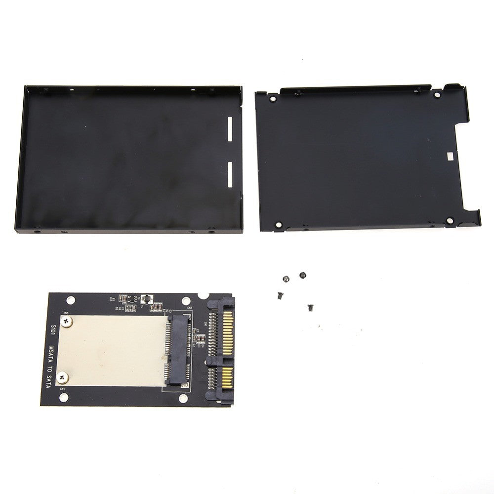 For Windows10/8/7 External mSATA to 2.5" SATA Adapter Enclosure with Case mSATA SSD To 2.5 Inch SATA3 Adapter for MSATA module