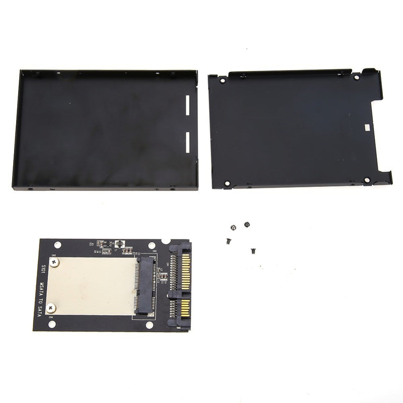 For Windows10/8/7 External mSATA to 2.5" SATA Adapter Enclosure with Case mSATA SSD To 2.5 Inch SATA3 Adapter for MSATA module