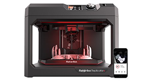 MakerBot Replicator + 3D Printer, with swappable Smart Extruder+, Black (MP07825EU) MakerBot