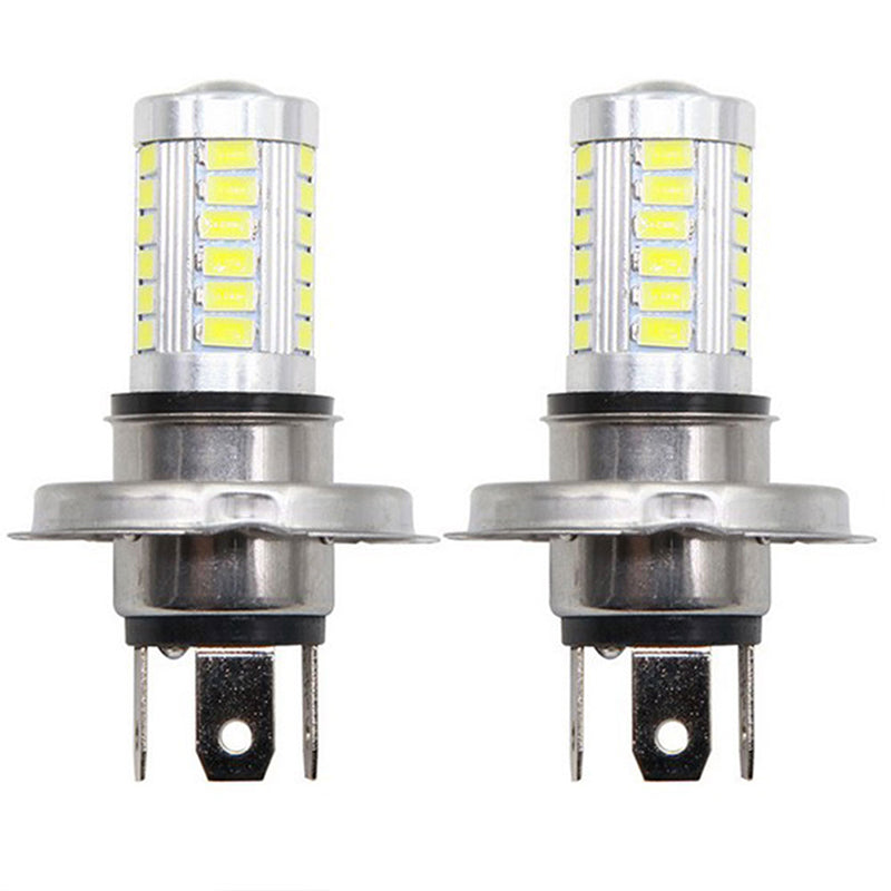 H4 LED Lamp Car Headlight Cold White 33 SMD 5630 5730 Light Bulb Auto Automobile Fog Light Headlamp 12V DC