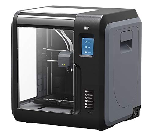 Monoprice Voxel 3D Printer - Black/Gray with Removable Heated Build Plate (150 x 150 x 150 mm) Fully Enclosed, Touch Screen, 8Gb and Wi-Fi, Large (133820) Monoprice