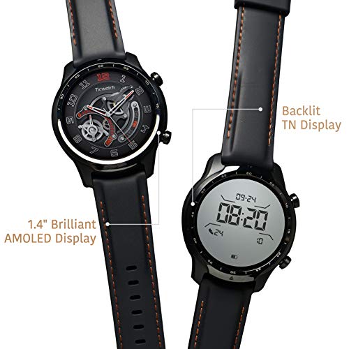 Ticwatch Pro 3 GPS Smartwatch for Men and Women, Wear OS by Google, Dual-Layer Display 2.0, Long Battery Life Ticwatch