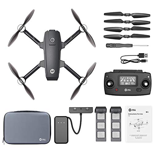 Holy Stone HS720E 4K EIS Drone with UHD Camera for Adults, Easy GPS Quadcopter for Beginner with 46mins Flight Time, Brushless Motor, 5GHz FPV Transmission, Auto Return Home, Follow Me& Anti-shake Cam Holy Stone