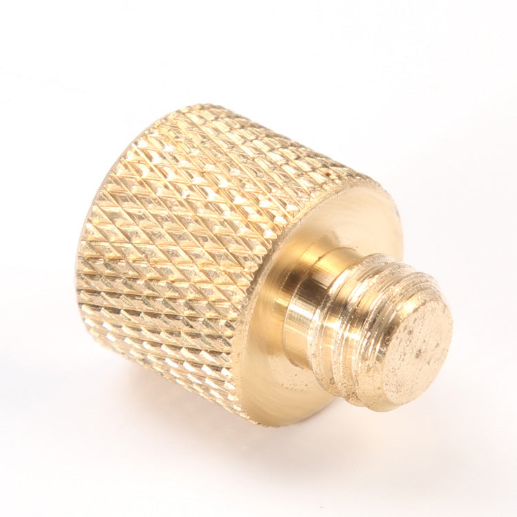 3/8 inch Female to 1/4 inch Male Tripod Thread Reducer Adapter Brass Copper For Camera tripod Diameter of screw 6mm