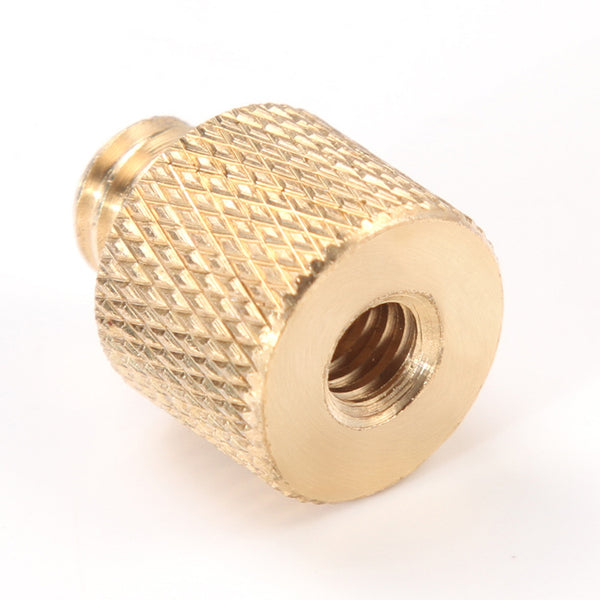3/8 inch Female to 1/4 inch Male Tripod Thread Reducer Adapter Brass Copper For Camera tripod Diameter of screw 6mm