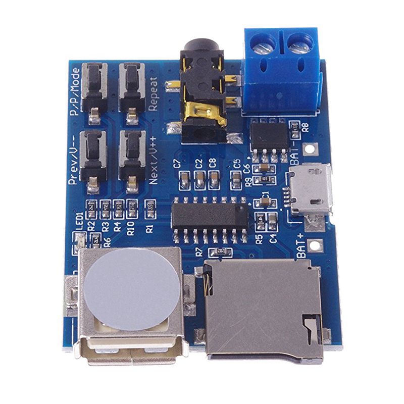 Lossless Decoders Decoding Power Amplifier Mp3 Player Audio Module Mp3 Decoder Board support TF Card USB