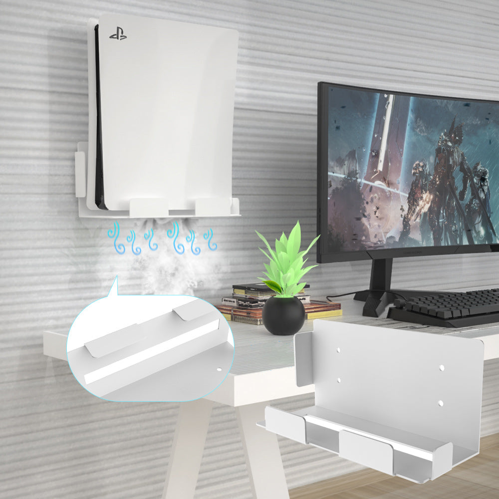 For Ps5 Console Wall Bracket Ps5 Game Console Storage Bracket Playstation 5 P5 Wall Storage Stand Holder Stable