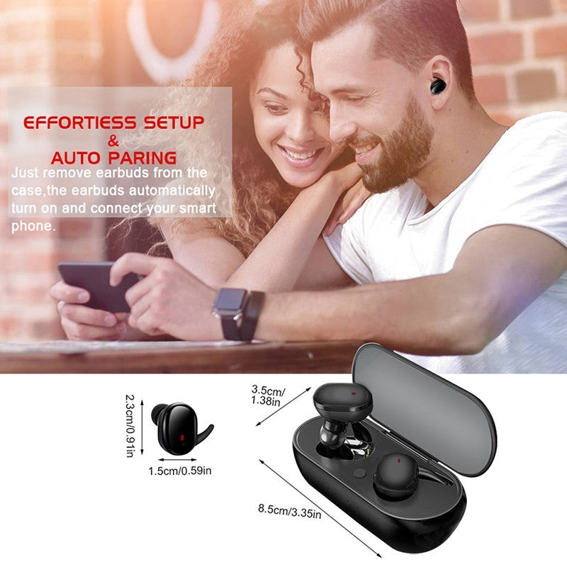 TWS Wireless Headphones Bluetooth 5.0 Earphone In-Ear Sports Running Headset For iOS/Android Phones HD Call For iPhone