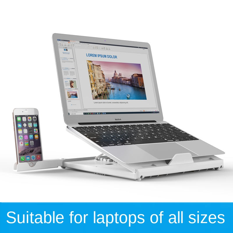 Laptop Stand 9 Angles Adjustable Desktop Standing Smartphone/Notebook Riser Holder