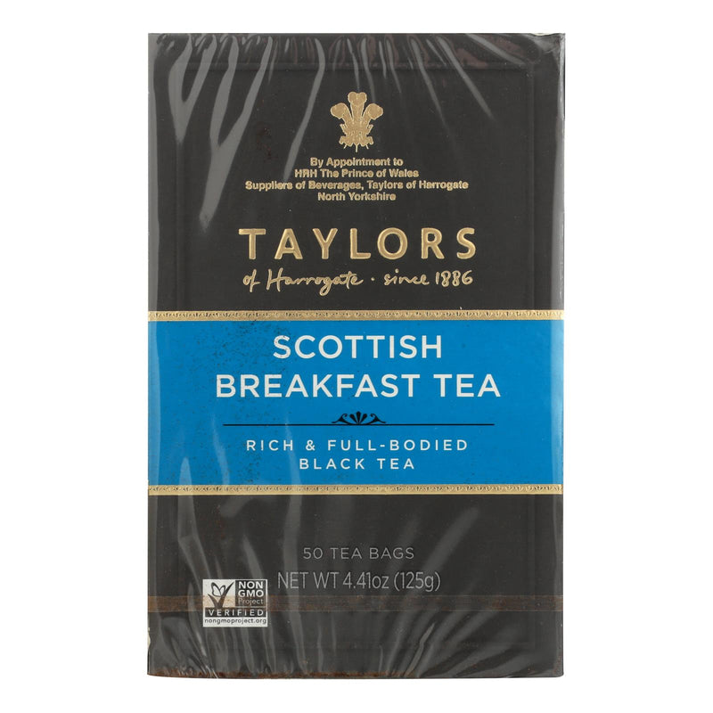 Taylors Of Harrogate Scottish Breakfast Tea Bags - Case Of 6 - 50 Bag