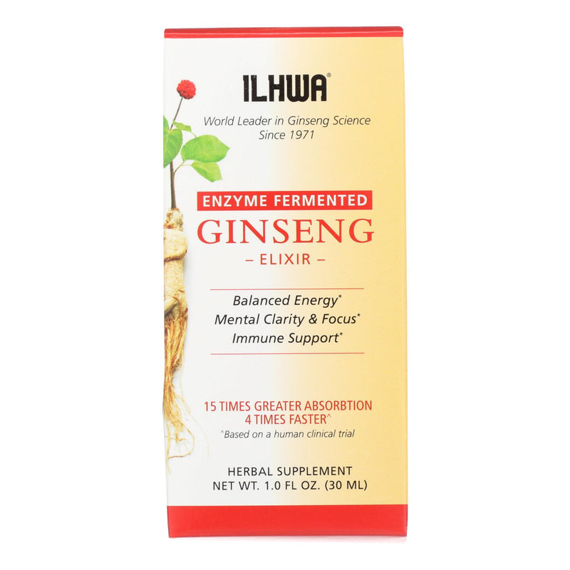 Ilhwa Enzymfermentiertes Ginseng-Elixier – je 1 – 30 ml