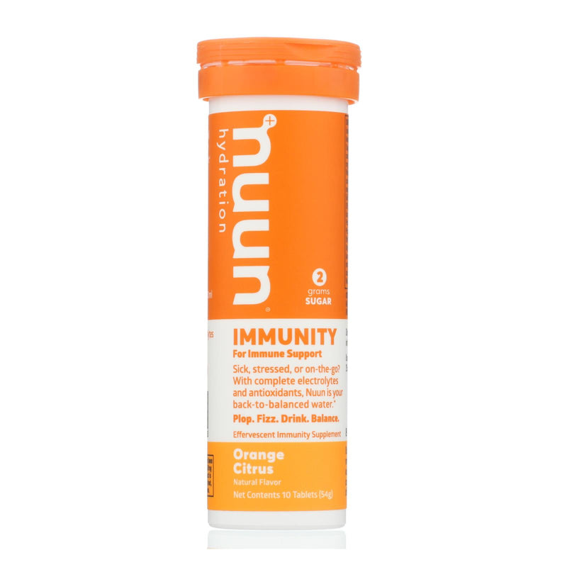 Nuun Hydration - Drink Tab Immun Orange Ctrs - Karton mit 8 - 10 Tabs