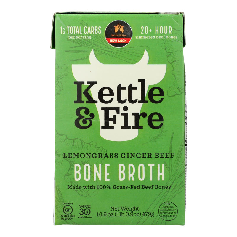 Kettle And Fire – Knochenbrühe Rindfleisch Pho – 6er-Karton – 16,9 Fz