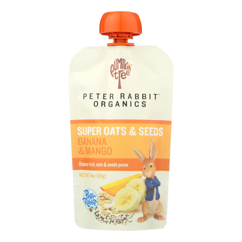 Peter Rabbit Organics - Hafer&amp;Samen Bana&amp;Mango - Karton mit 10 - 4 Unzen