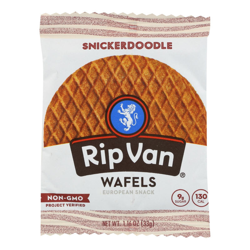 Rip Vanilla Wafels – Wafel Snickerdoodle Singl – Karton mit 12 – 1,16 Unzen