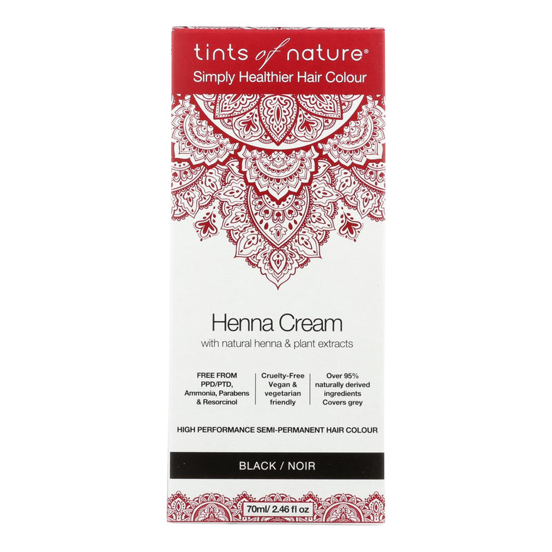 Tints Of Nature – Henna-Creme Schwarz – 2,46 Fz