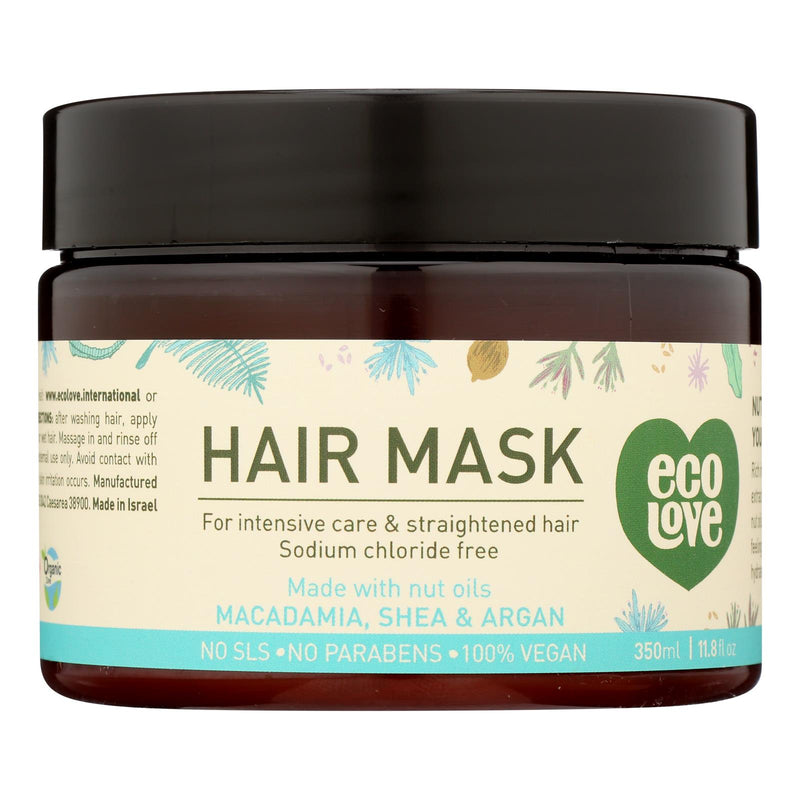 Ecolove – Mask Nut Int Cr Strt Hair – je 1 – 11,8 Unzen