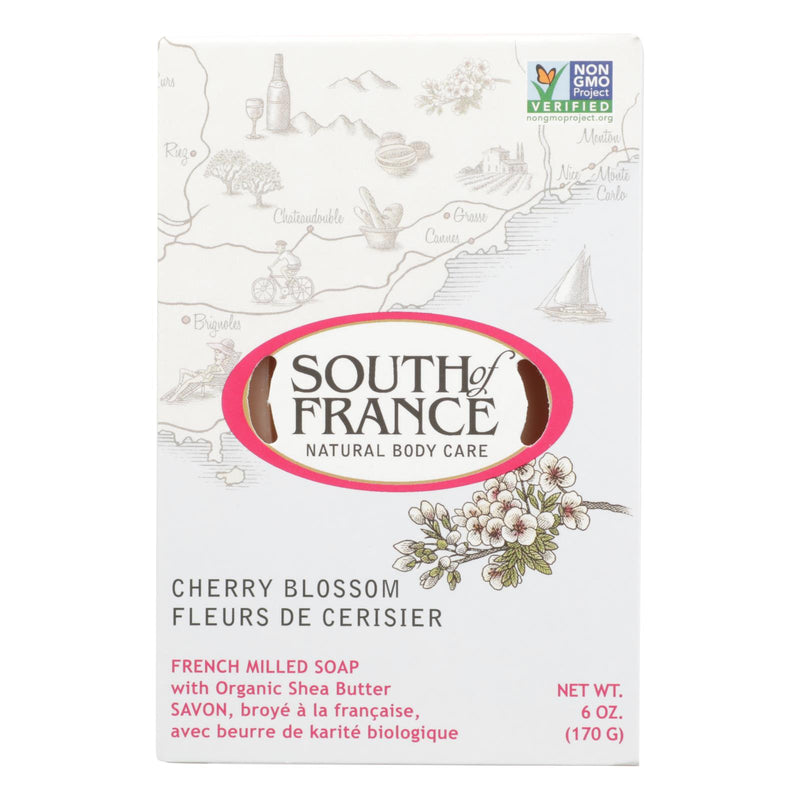 Südfrankreich – Stück Seife Cherry Blssm – 1 Stück – 6 Unzen