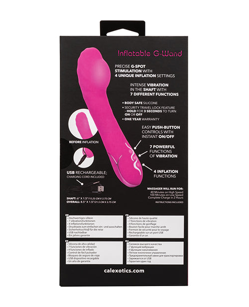 Insatiable G Inflatable G Wand - Pink California Exotic Novelties