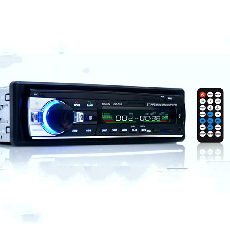 JSD-520 Car Radio Stereo Player JSD520 Bluetooth USB/SD/AUX MMC Subwoofer Vehicle Audio With Retail Box -
